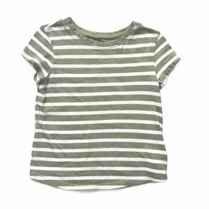 Old Navy Olive Stripe Shirt 3T